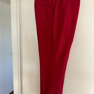 White House, Black market, red cotton pants size 12 style the slim